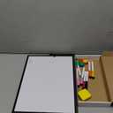 Dry Erase White Board, Cazeyoo Magnetic Desktop Whiteboard 16 x 12inch with Stand, 10 Markers, 4 Magnets and 1 Eraser, Portable Double-Sided White Board for Kids Drawing, Office, Home, School - Black