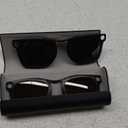 2Pcs Polarized Clip for Ray-Ban Meta Wayfarer RW4008 Smart Glasses (Size L 53-22), Discoloration Clips Compatible with Ray-Ban Meta Wayfarer Protect Your Eyes, Cool and Fashion (Black + Brown)