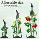 Garden Trellis, Support Plant Stand for Climbing Plants Outdoor and Indoor Trellis, Potted Plants Flowers Vegetables and Vines, Tomato Cage Tower - 1 Pack