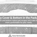 PJYuCien Dog Playpen Bottom Pad and Cover Fits for 36 Inch 4 Panels Exercise Pet Pen,Grey