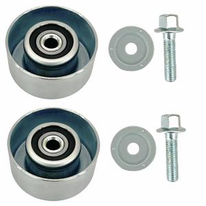 Pully Idler 2 Pack Kit for Toyota Lexus 2008-2017 Drive Belt Tensioner Pulley for Toyota Crown Saloon Venza Reiz FJ Cruiser 0187-GSU45 16620-31031