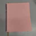 POPRUN Monthly Planner 2026-2027 (Large 8.5" x 10.5") 18 Months Calendar (Jan 2026 - Jun 2027) - 4 Pages per Month with Expense & Notes, Stair-like tabs, Leather Cover, Sunday Starts - Pink