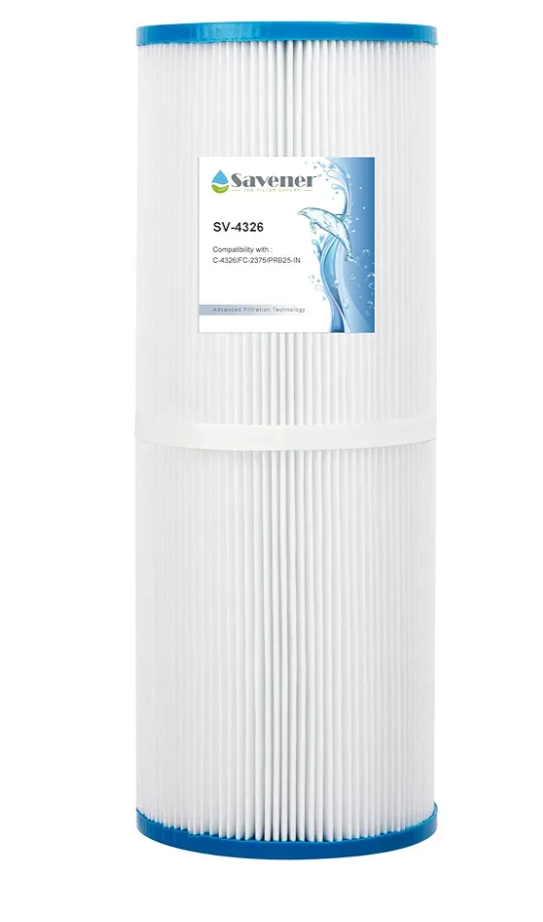 PRB25-IN Spa Filter Cartridge Compatible with Unicel c-4326 25Sq.ft Guardian 413-106 Filbur FC-2375 R173429 42513 Pack of 1 