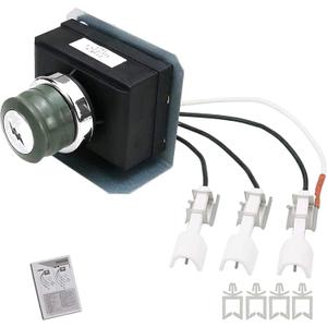 Uniflasy 1836-13 7628 Grill Igniter Kit for Weber Genesis 310, Genesis 320 Gas Grills with Front Mounted Control (2011 - Newer), Electronic Igniter Kit for Weber Genesis 300 Series