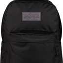 JanSport SuperBreak Plus Backpack with Padded 15-inch Laptop Sleeve and Integrated Bottle Pocket - Spacious and Durable Daypack for Work and Travel - Monochrome Black