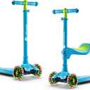 3 Wheel Scooter for Kids – 2-in-1 Scooter with Seat & LED Light-Up Wheels
For Ages 2+, Removable Seat, Adjustable Handlebar, Wide Anti-Slip Deck, Lean-to-Steer, Rear Brake, Up to 110 lbs