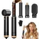 5 in 1 Air Styler, Multi Ionic Hair Dryer Brush Set, 800W Auto Air Wrap Hair Styler Without Heat Damage, Powerful Hair Styling Tools for Fast Drying, Curl, Volumize and Straighten