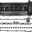 MITZONE Engine Valve Cover with Bolts Compatible with 09/2002-2006 BMW X5 X3 530i 525i 325i 325ci 325xi 330i 330xi 330Ci z4 Replace 11127512839 (BLack-069)
