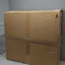 Kate and Laurel Cates Decorative Wall Storage Cabinet with Two Sliding Barn Doors, Rustic White