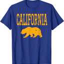 Distressed California Golden Bear T-Shirt Large