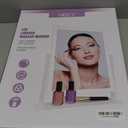 HIEEY Lighted Makeup Mirror, Hollywood Vanity Mirror with Lights, Three Color Lighting Modes, and 5X Magnification Mirror, Smart Touch Control, 360Rotation (17.3in,White,Gift Box)