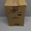 100 Pack 16 oz Disposable Plastic Cups with Lids and Straws, Clear Party Coffee Cups for Cold Beverages, Smoothies, Iced Coffee, and Leak-Proof, BPA-Free