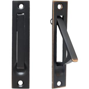 Pocket Door Edge Pull Oil Rubbed Bronze - Hidden Edge Handles Hardware for Easy Access,Stylish Pocket Door Pull,Ideal Pocket Door Hardware Solution (1 Pack)