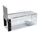KMSUPERB Squirrel/Chipmunk Trap – Heavy Duty Humane Live Cage for Rats, Mice, Weasels, and Other Small Rodents – Outdoor Reusable Steel Animal Trap for Pati