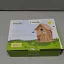 Wooden DIY Bird House Kit for Adults to Build, Outdoor Woodworking Crafts Freestyle Painting, Hanging Birdhouse for Garden Yard Decor Gifts Nesto