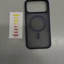 TORRAS Stronger Magnetic & Shockproof for iPhone 17 Pro Max Case, Fit for MagSafe, Military Grade Drop Protection, Camera Control, DIY Button, Slim Fit for iPhone 17 Pro Max Case Translucent Deep Blue