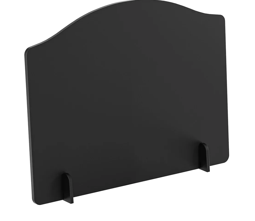 SRIWATANA 22 Inches Firebacks for Fireplace, Iron Fireplace Heat Deflector with Feet, Fireplace Back Plates for Heat Reflection and Wall Protection, Black