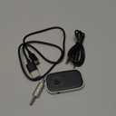 COMSOON Bluetooth Receiver for Car, Noise Cancelling 3.5mm AUX Bluetooth Car Adapter, Wireless Audio Receiver for Home Stereo/Wired Headphones, Hands-Free Call, 16H Battery Life - Black+Silver