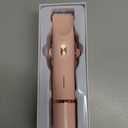 2-in-1 Bikini Trimmer for Women, Bikini Shaver with Dual Heads, Body and Facial Hair Removal, Rechargeable Cordless Electric Razors for Face Chin Pubic Underarm Legs, IPX7 Waterproof, Pink