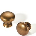 10 Pack Cabinet Knob- Antique Brass Furniture Hardware Handles for Kitchen Cabinets Bedroom Dresser Wardrobe Cabinet Pulls