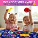 QUOKKA Space Felt Board for Kids 3-5 Years Old - Social Emotional Preschool Learning Activities for Ages 3-5 - Educational Flannel Toy Speech Therapy Gift