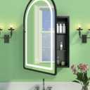 19.7"x31.5" Lighted Medicine Cabinet with Mirror, Anti-Fog, Memory Function