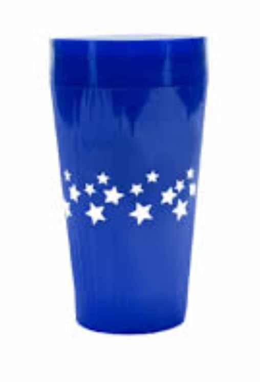 Holiday Home® Patriotic Party Cups - Blue, 4 pk / 16 oz 