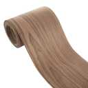 STARVAST Natural Black Walnut Thin Wood Veneer Sheets, Refurbished of Speaker Renovation, Guitar and Furniture, Ideal for Walnut Woodworking Projects, 7.8 x 393 Inch