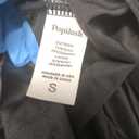 Popilush Women's Sexy Maxi Dress Deep V Neck Ruched Shapewear Dresses Side Slit Formal Cocktail Party Dress, Black, Small