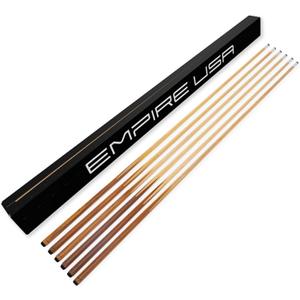 Set of 6 Pool Cues 57" Real 4-Prong House Bar Billiard Pool Cue Stick