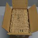 Pumtus 2 Pack Woven Napkin Holders, Seagrass Guest Towel Serving Tray, Fit Napkins 8.2 x 4.7 Inch, Disposable Paper Hand Towel Basket, Rattan Flat Napkin Dispenser for Bathroom Kitchen