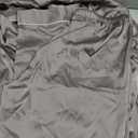 Lonxu Silk Satin Womens Pajama Sets Button Down Sleepwear Loungewear (Gray, M)