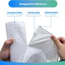 Reli. 6-10 Gallon Trash Bags | 300 Bags | Clear | Bathroom | Strong | Garbage