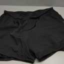 Bikewa Women's Mountain Bike Shorts 4D Padded Cycling Riding Biking Bicycle Biker Cycle Shorts for Women Zipper Pockets (XX-Large, Black)