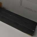 Plank+Beam Modern Solid Wood Console Table, 46 Inch, Sofa Table, Narrow Entryway Table for Hallway, Behind The Couch, Living Room, Foyer, Easy Assembly, Black