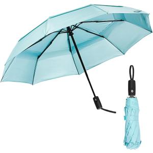 Mr. Pen- Windproof Travel Umbrella, Small Water-Resistant Automatic Folding Umbrella for Rain and Sun, Light, Compact and Portable for Women & Men, Fits Car & Backpack
