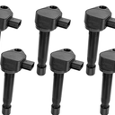 Set of 6 Ignition Coil Pack Fits for Honda Odyssey Accord EX LX for Acura TL RL CL 3.2 3.5 3.0 V6 2000 2001 2002 2003 2004 2005 2006 2007 2008 Coils Replaces# UF242 30520P8EA01 C1221 5C1013