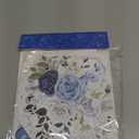 24Pcs Baby in Bloom Centerpiece Sticks Blue Floral Baby Shower Decorations Double Sided Printing Feeding Bottle Flower Table Toppers for Boys Baby Shower Gender Reveal Party Supplies