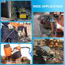 15 Pieces Air Compressor Hose Fitting Kit, 1/4" Universal Air Coupler and Industrial Air Plug Kit Quick Connect Air Fittings with Storage Case (Blue)