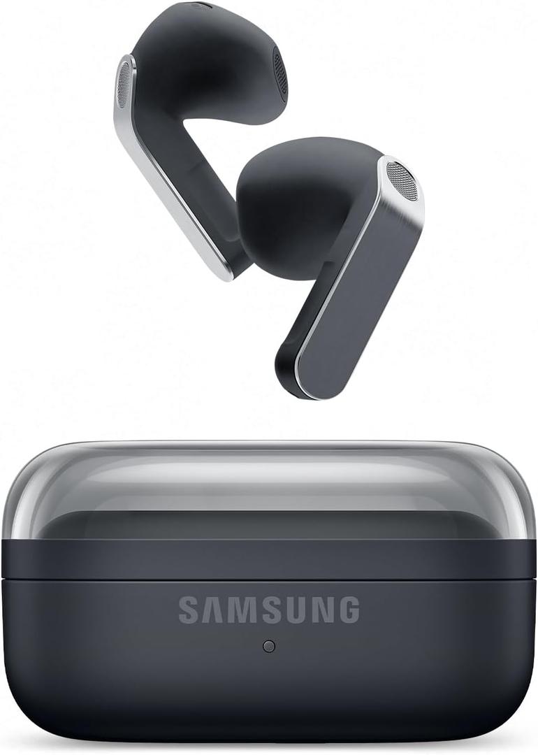 Samsung Galaxy Buds 4 (2026) AI True Wireless Bluetooth Earbuds, Noise Cancelling, Hi-Res Audio, 1-Way Speaker, New Fit, IP54, Live Translation, Black [US Version