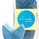 Tulip Baking Cupcake Liners: 100 Liner Count Cupcake and Muffin Wrappers (Blue Checkered)