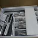 49-Piece Silverware Set with Organizer, Heavy Duty Stainless Steel Flatware Set for 8, Cutlery Utensil Sets with Steak Knives, Rust-proof, Mirror Polished, Dishwasher Safe, Heavy Duty