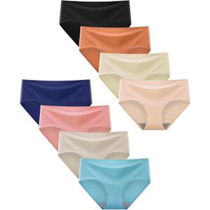 Finihen Teen Girls Underwear Seamless Big Girls Panties No Show Multipack, 13-14Y