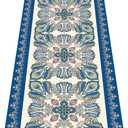 nuveti Yoga Mat Print Extra Thick TPE Non Slip Fitness Exercise Mat with Carrying Bag,72"x24" Extra Thick 6MM Exercise & Workout Mat for Yoga, Pilates Fitness and Floor Exercises (OSDT2)