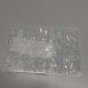UNA GELLA Almond Nail Tips, 312PCS Half Cover Almond Shape Nail Tips Soft Gel Tips 12 Sizes Pre-shape Acrylic Clear False Nails with Handles for Press on Nails Extension DIY Home Salon
