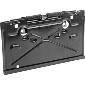 Rear License Plate Tag Bracket with Hinge Compatible with 1968-1972 Chevy Impala Chevelle Camaro Caprice Monte Carlo Nova