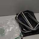 BJSSBJH Folding Camping Stool, 16 Inch Tall Portable Folding Stool Aluminum Alloy Lightweight Stool Seat Red Foldable Stool with Carry Bag for Fishing Outdoor Camping Hiking and BBQ (Blue)