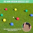 GoSports 90 mm Bocce Ball Sets - Outdoor Lawn Game - Composite or Resin