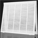 Return Air Filter Grille,AC Air Return Vent Cover Solid Steel HVAC Vent Cover for Wall and Ceiling,Return Air Grille Holds 1" Thick AC Filter,