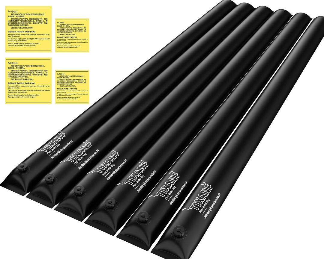 8.5 Ft Pool Water Bags,0.8mm Winter Water Tube (Double Layer 1.6mm),6 Pack